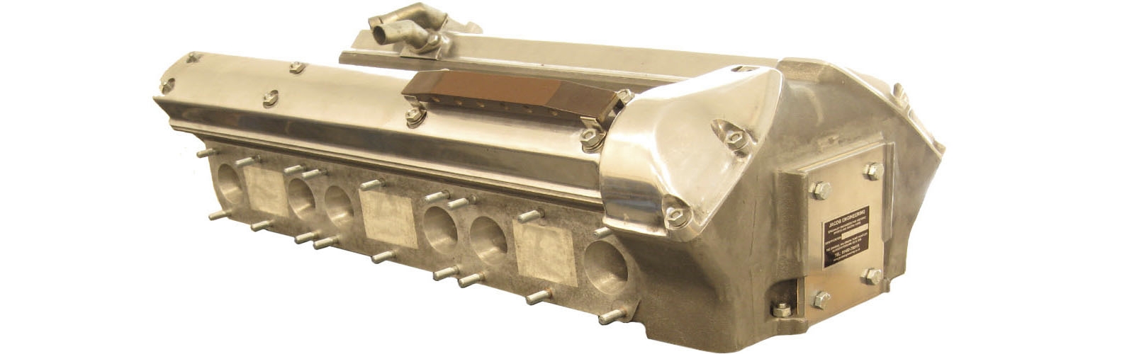 Jaguar D Type Engine.  Jaguar Wide Angle Cylinder Head